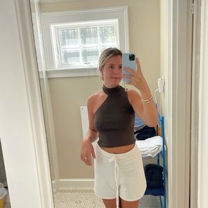 Carmar cut out turtleneck top!